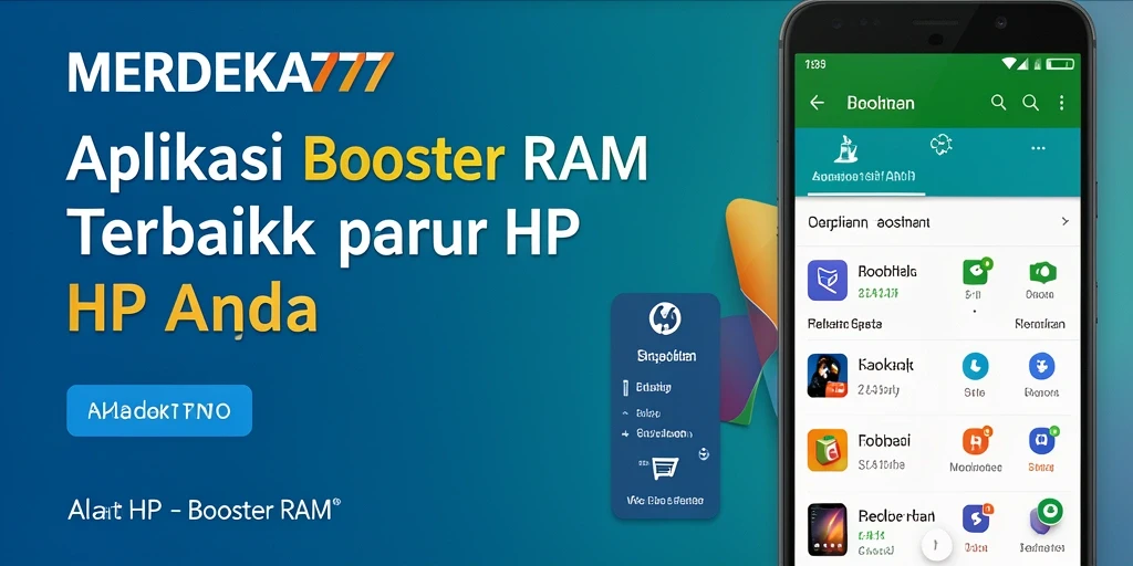 Tampilan antarmuka aplikasi MERDEKA777 yang sederhana dan efektif.